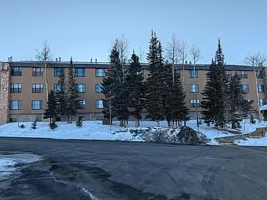 Exterior of the lodge building